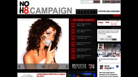 What Noh8campaign.com website looked like in 2020 (4 years ago)