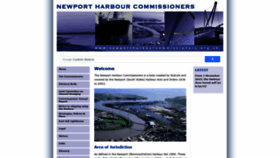 What Newportharbourcommissioners.org.uk website looked like in 2020 (4 years ago)