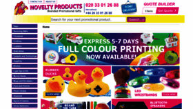 What Noveltyproducts.co.uk website looked like in 2020 (4 years ago)