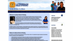 What Nursingschoollmc.com website looked like in 2020 (5 years ago)