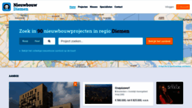 What Nieuwbouw-diemen.nl website looked like in 2020 (4 years ago)