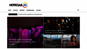 What Noticias24venezuela.net website looked like in 2020 (4 years ago)