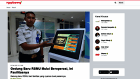 What Ngopibareng.id website looked like in 2020 (4 years ago)