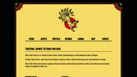 What Ninetailstattoo.com website looked like in 2020 (4 years ago)