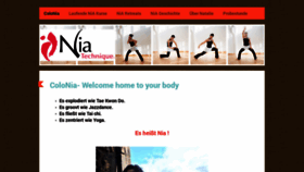 What Niacolonia.de website looked like in 2020 (4 years ago)