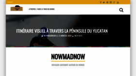 What Nowmadnow.com website looked like in 2020 (4 years ago)