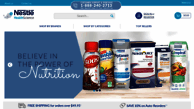What Nestlenutritionstore.com website looked like in 2020 (4 years ago)