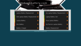What Notebookbattery.com website looked like in 2020 (4 years ago)