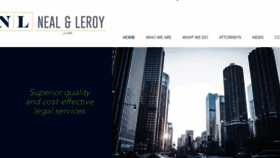 What Nealandleroy.com website looked like in 2020 (4 years ago)