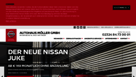 What Nissan-moeller-hattingen.de website looked like in 2020 (4 years ago)