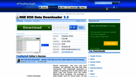 What Nse-eod-data-downloader.findmysoft.com website looked like in 2020 (4 years ago)