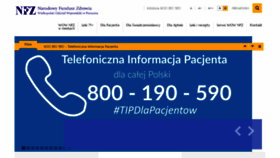 What Nfz-poznan.pl website looked like in 2020 (6 years ago)
