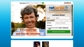 What Netsenior.fr website looked like in 2020 (4 years ago)