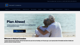 What Nationalcremation.com website looked like in 2020 (4 years ago)