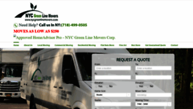 What Nycgreenlinemovers.com website looked like in 2020 (4 years ago)
