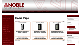 What Noble.co.za website looked like in 2020 (4 years ago)