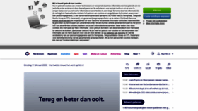 What Nujij.nl website looked like in 2020 (4 years ago)