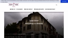 What Nextdoor-afroshop.de website looked like in 2020 (4 years ago)