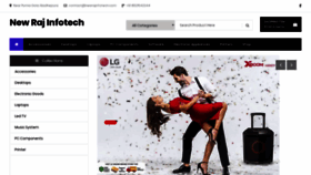 What Newrajinfotech.com website looked like in 2020 (4 years ago)