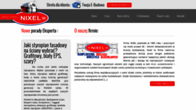 What Nixel.pl website looked like in 2020 (4 years ago)