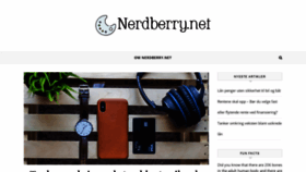 What Nerdberry.net website looked like in 2020 (4 years ago)