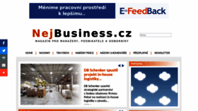 What Nejbusiness.cz website looked like in 2020 (4 years ago)
