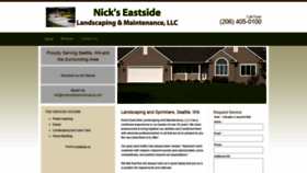 What Nickseastsidelandscaping.com website looked like in 2020 (4 years ago)