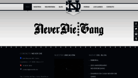 What Neverdie.mx website looked like in 2020 (4 years ago)