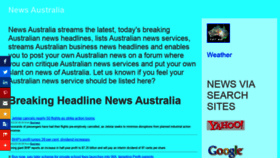What Newsaustralia.info website looked like in 2020 (4 years ago)