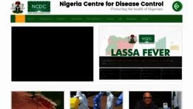 What Ncdc.gov.ng website looked like in 2020 (4 years ago)