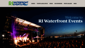 What Newportwaterfrontevents.com website looked like in 2020 (4 years ago)