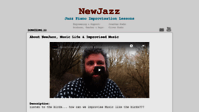 What Newjazz.dk website looked like in 2020 (4 years ago)