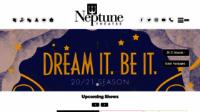 What Neptunetheatre.com website looked like in 2020 (4 years ago)