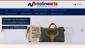 What Nolinearts.com website looked like in 2020 (5 years ago)
