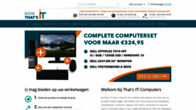 What Nowthatsit.nl website looked like in 2020 (4 years ago)