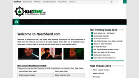 What Naatsharif.com website looked like in 2020 (4 years ago)