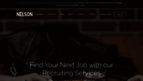 What Nelsonjobs.com website looked like in 2020 (4 years ago)