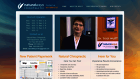 What Naturalwayschiro.com website looked like in 2020 (4 years ago)