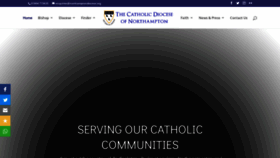 What Northamptondiocese.org website looked like in 2020 (4 years ago)