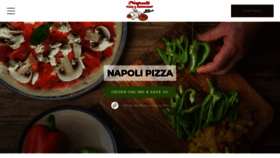 What Napolipizzaoflasvegas.com website looked like in 2020 (4 years ago)