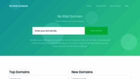 What Noriskdomain.net website looked like in 2020 (4 years ago)