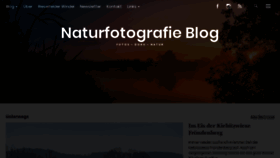 What Naturfotografie-blog.de website looked like in 2020 (4 years ago)