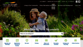 What Newtecumseth.ca website looked like in 2020 (4 years ago)