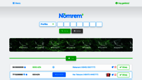 What Nomrem.az website looked like in 2020 (4 years ago)
