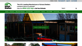 What Nbbschoolshelters.co.uk website looked like in 2020 (4 years ago)