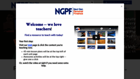 What Nextgenpersonalfinance.org website looked like in 2020 (4 years ago)