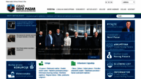 What Novipazar.rs website looked like in 2020 (4 years ago)