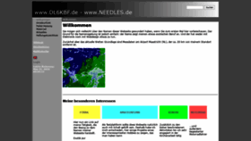 What Needles.de website looked like in 2020 (4 years ago)