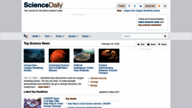 What Newsdaily.com website looked like in 2020 (4 years ago)
