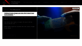 What Northeastern.edu website looked like in 2020 (5 years ago)